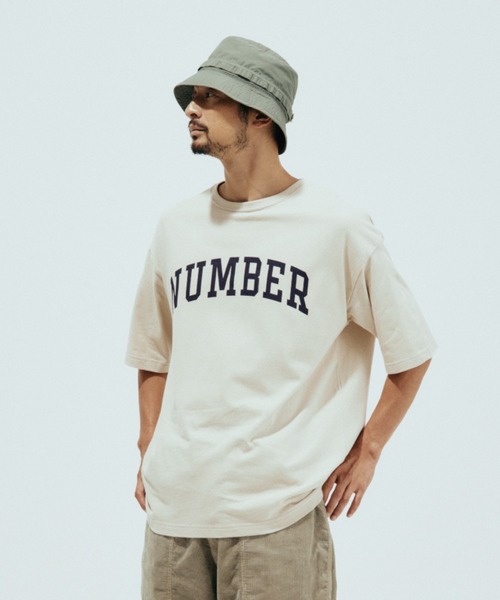 MAGIC NUMBER（マジック ナンバー）の「【MAGIC NUMBER】ARCH LOGO S/S TEE-SHIRT（Tシャツ/カットソー・メンズ・ブルー/サンドベージュ/ホワイト/ブラック・LARGE/X-LARGE/MEDIUM）」の14枚目の写真