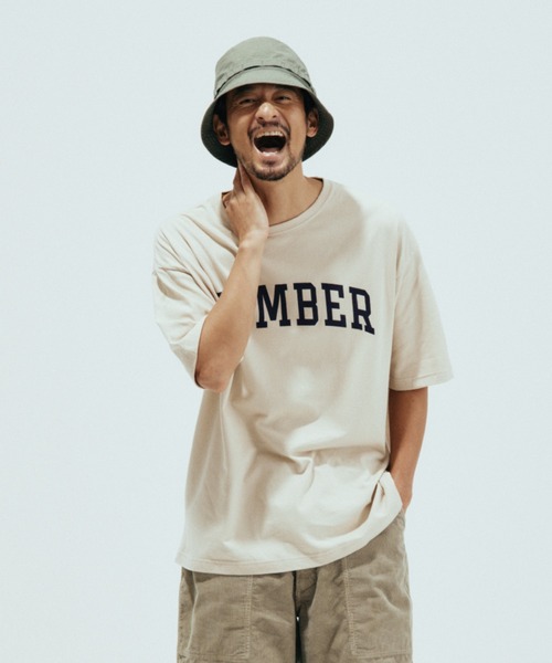 MAGIC NUMBER（マジック ナンバー）の「【MAGIC NUMBER】ARCH LOGO S/S TEE-SHIRT（Tシャツ/カットソー・メンズ・ブルー/サンドベージュ/ホワイト/ブラック・LARGE/X-LARGE/MEDIUM）」の15枚目の写真