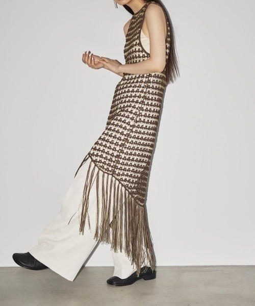 ワンピース TODAYFUL Tapeyarn Crochet Onepiece TODAYFUL（トゥデイフル）の「TODAYFUL Tapeyarn Crochet
