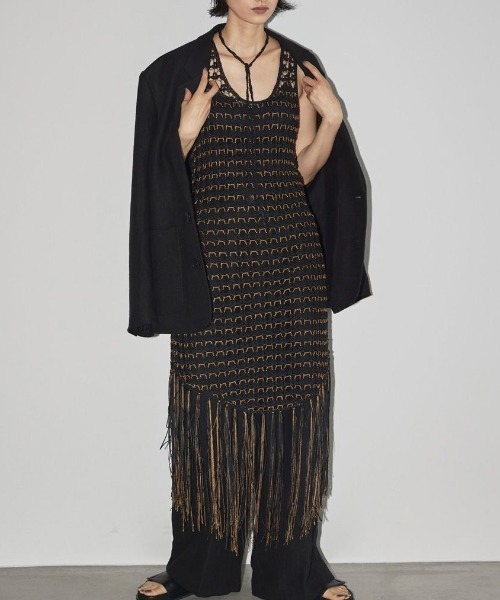 ワンピース TODAYFUL Tapeyarn Crochet Onepiece TODAYFUL（トゥデイフル）の「TODAYFUL Tapeyarn Crochet