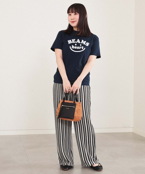 BEAMS HEART(ビームスハート)の「【ユニセックス】スマイルロゴ Tシャツ(Tシャツ/カットソー・メンズ・ホワイト/ネイビー・SMALL/MEDIUM/LARGE/X-LARGE)」の15枚目の写真
