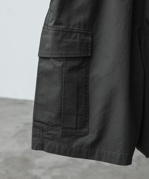 WYM LIDNM（ウィム バイ リドム）の「EASY CARGO SHORTS（その他パンツ・メンズ・チャコール/グレー系・S/M/L）」の21枚目の写真