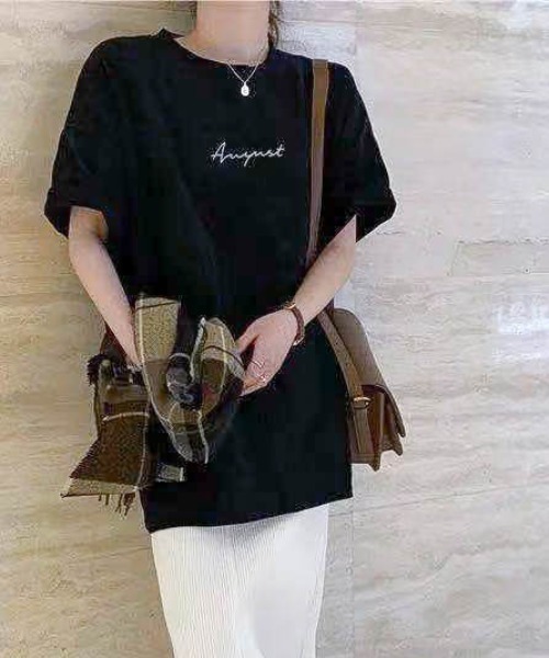 Sibra(シブラ)の「ロゴTシャツ(Tシャツ/カットソー・レディース・ホワイト/ブラック/グリーン/グレー系その他・M)」の8枚目の写真