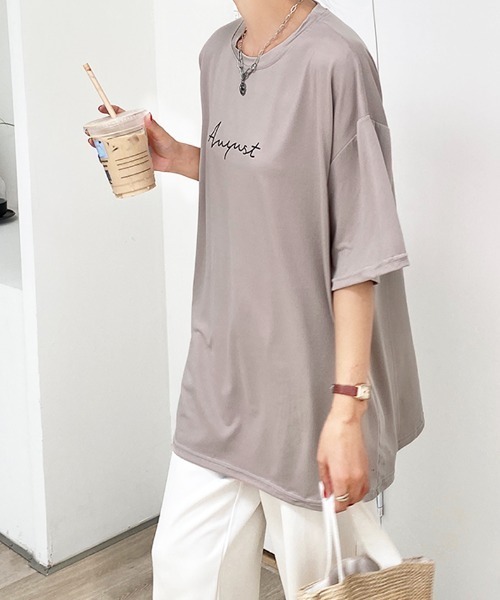 Sibra(シブラ)の「ロゴTシャツ(Tシャツ/カットソー・レディース・ホワイト/ブラック/グリーン/グレー系その他・M)」の11枚目の写真