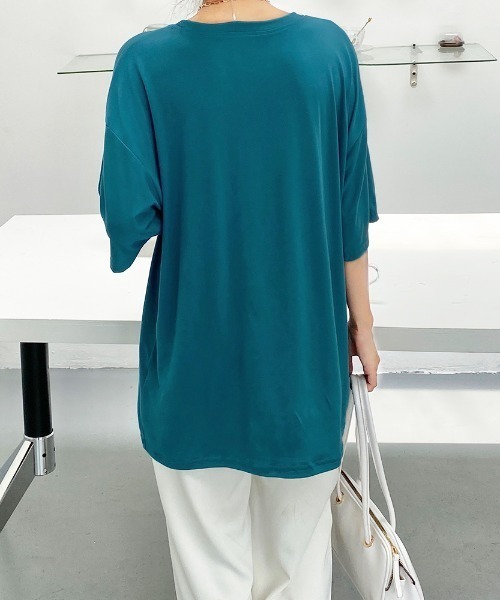 Sibra(シブラ)の「ロゴTシャツ(Tシャツ/カットソー・レディース・ホワイト/ブラック/グリーン/グレー系その他・M)」の16枚目の写真