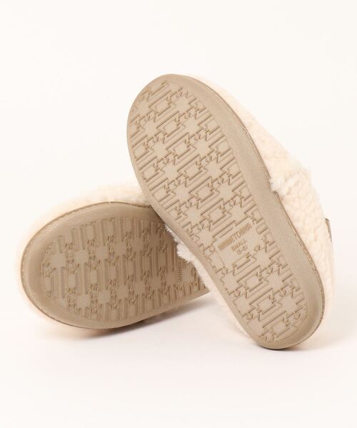 Minnetonka(ミネトンカ)の「MINNETONKA(ミネトンカ) /ファースリッパ DINA(スリッポン・レディース・クリーム/グレー/ネイビー・XL/L/M/S)」の8枚目の写真
