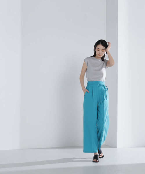 NATURAL BEAUTY BASIC（ナチュラルビューティーベーシック）の「◇ラメニットトップス（ニット/セーター・レディース・ベージュ/グレー/オレンジ・FREE）」の6枚目の写真