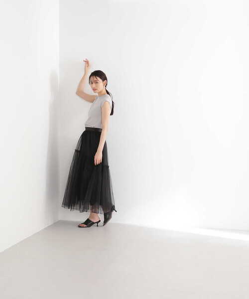 NATURAL BEAUTY BASIC（ナチュラルビューティーベーシック）の「◇ラメニットトップス（ニット/セーター・レディース・ベージュ/グレー/オレンジ・FREE）」の10枚目の写真