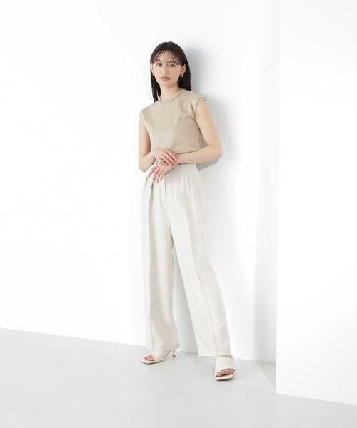 NATURAL BEAUTY BASIC（ナチュラルビューティーベーシック）の「◇ラメニットトップス（ニット/セーター・レディース・ベージュ/グレー/オレンジ・FREE）」の17枚目の写真