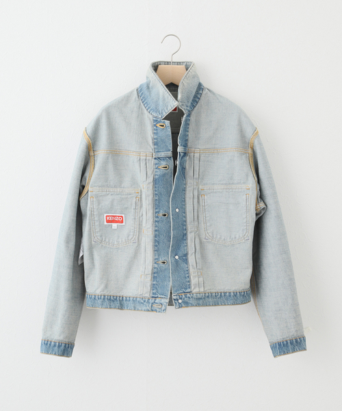 セール】【KENZO / ケンゾ―】STONE BLEACH DIRTY DENIM TRUCK（デニム
