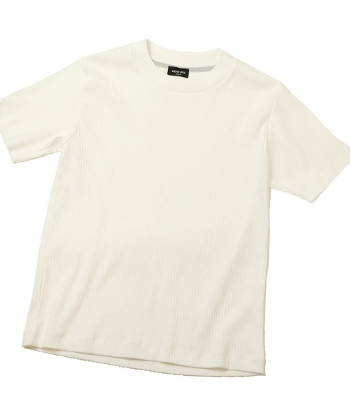 MEN'S BIGI（メンズビギ）の「ULTIMA針抜きフライスカットソー（Tシャツ/カットソー・メンズ・ホワイト/パープル/チャコールグレー・01/02/03）」の2枚目の写真