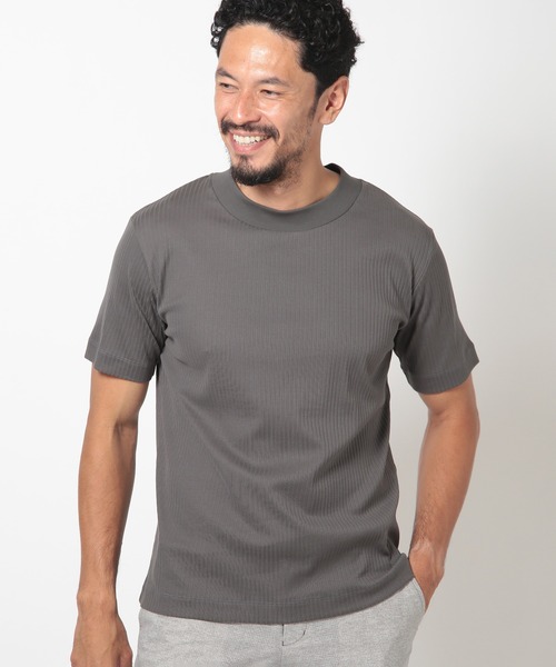 MEN'S BIGI（メンズビギ）の「ULTIMA針抜きフライスカットソー（Tシャツ/カットソー・メンズ・ホワイト/パープル/チャコールグレー・01/02/03）」の20枚目の写真