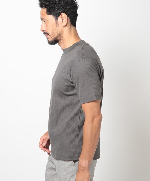 MEN'S BIGI（メンズビギ）の「ULTIMA針抜きフライスカットソー（Tシャツ/カットソー・メンズ・ホワイト/パープル/チャコールグレー・01/02/03）」の21枚目の写真