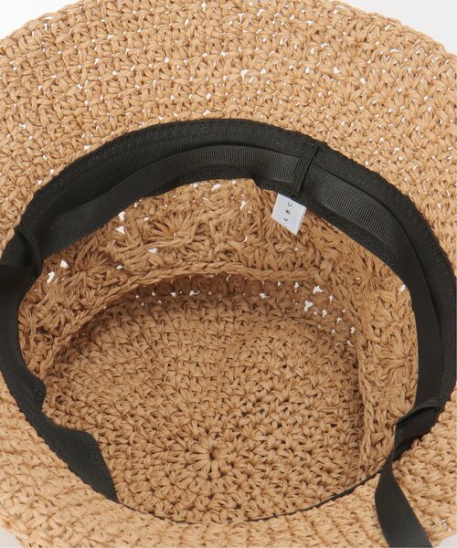 LBC（エルビーシー）の「こま編みフラワーバケットハット（ハット・レディース・キャメル/グレー・FREE）」の13枚目の写真