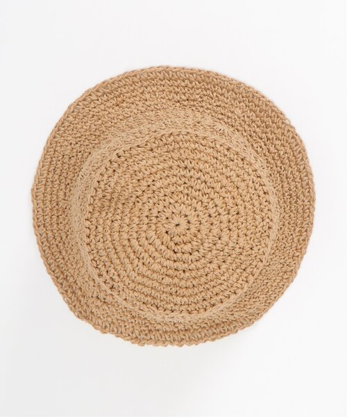 LBC（エルビーシー）の「こま編みフラワーバケットハット（ハット・レディース・キャメル/グレー・FREE）」の17枚目の写真