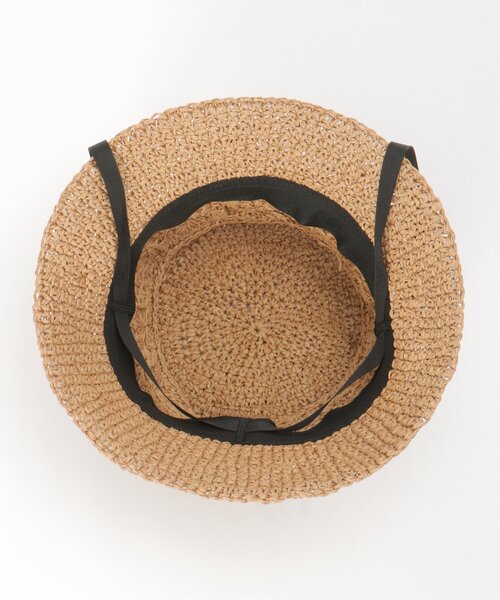LBC（エルビーシー）の「こま編みフラワーバケットハット（ハット・レディース・キャメル/グレー・FREE）」の18枚目の写真