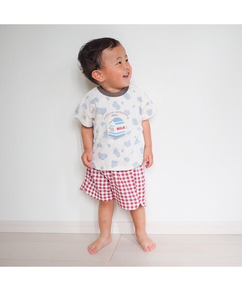 apres les cours(アプレレクール)の「【カラバリ豊富12色展開】バラエティモチーフTシャツ(Tシャツ/カットソー・キッズ・ネイビー/レッド/アイボリー/ミント/オレンジ/レインボー/ドット/ラベンダー/サックスブルー/イエロー/ローズ/その他2・100/110/120/140/80/90/130)」の13枚目の写真