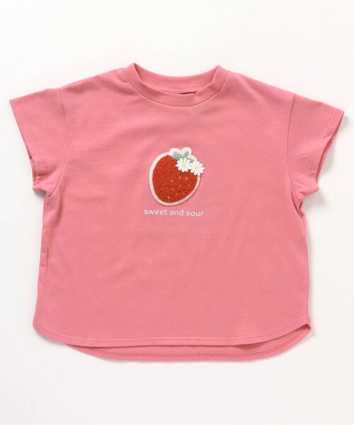 apres les cours(アプレレクール)の「【カラバリ豊富12色展開】バラエティモチーフTシャツ(Tシャツ/カットソー・キッズ・ネイビー/レッド/アイボリー/ミント/オレンジ/レインボー/ドット/ラベンダー/サックスブルー/イエロー/ローズ/その他2・100/110/120/140/80/90/130)」の21枚目の写真