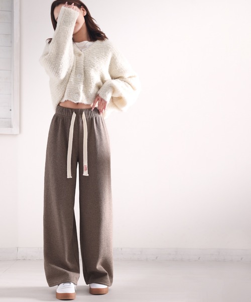 Java（ジャバ）の「《Javaジャバコラボ》リラクシーなのにスタイリッシュ！ 裏起毛ワイドパンツ（その他パンツ・レディース・モカ/ブラック/ベージュ・X-LARGE/SMALL/LARGE/MEDIUM）」の7枚目の写真