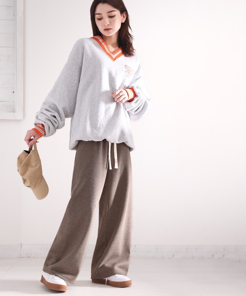 Java（ジャバ）の「《Javaジャバコラボ》リラクシーなのにスタイリッシュ！ 裏起毛ワイドパンツ（その他パンツ・レディース・モカ/ブラック/ベージュ・X-LARGE/SMALL/LARGE/MEDIUM）」の8枚目の写真