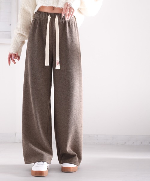 Java（ジャバ）の「《Javaジャバコラボ》リラクシーなのにスタイリッシュ！ 裏起毛ワイドパンツ（その他パンツ・レディース・モカ/ブラック/ベージュ・X-LARGE/SMALL/LARGE/MEDIUM）」の9枚目の写真