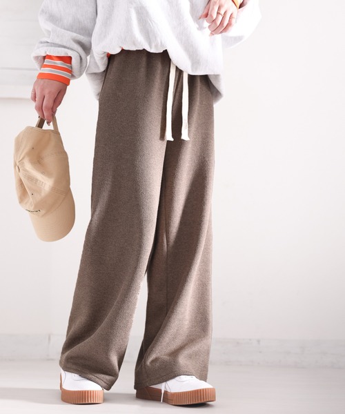 Java（ジャバ）の「《Javaジャバコラボ》リラクシーなのにスタイリッシュ！ 裏起毛ワイドパンツ（その他パンツ・レディース・モカ/ブラック/ベージュ・X-LARGE/SMALL/LARGE/MEDIUM）」の10枚目の写真