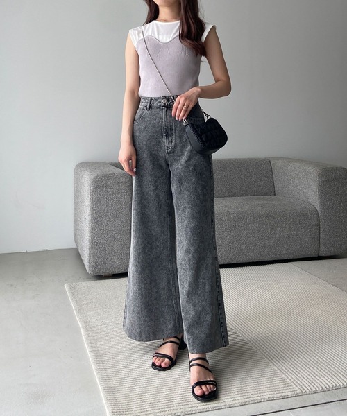 Heather（ヘザー）の「ビスチェ風カットソー 905127（Tシャツ