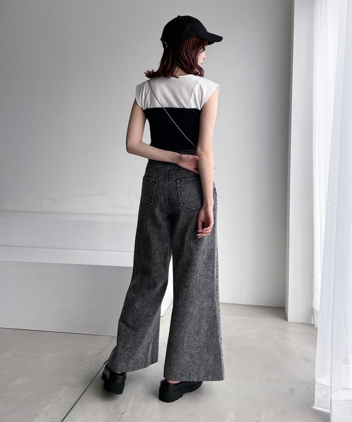 MURRAL ビスチェ風カットソー MURRAL ビスチェ風カットソー Tops - トップス