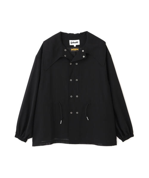 schott(ショット)の「【Women's】SchottxRUMBLE RED/ショット×ランブルレッド/CHIFFON SNOW PARKA/シフォン スノーパーカー(シャツ/ブラウス・レディース・ホワイト系2/ブラック・F)」の16枚目の写真