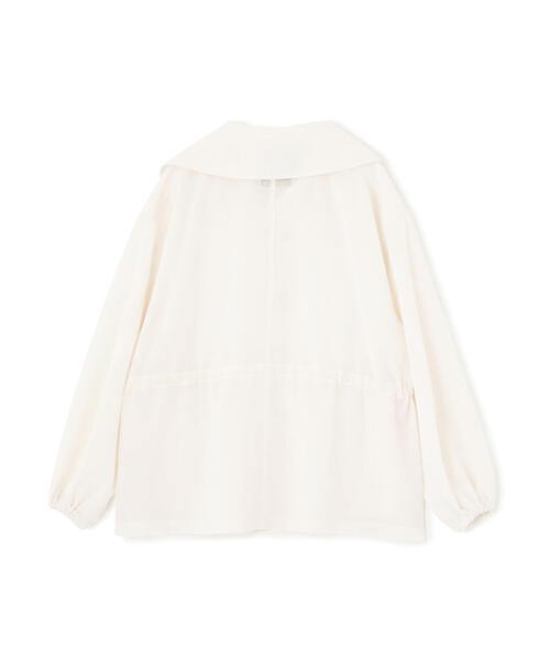 schott(ショット)の「【Women's】SchottxRUMBLE RED/ショット×ランブルレッド/CHIFFON SNOW PARKA/シフォン スノーパーカー(シャツ/ブラウス・レディース・ホワイト系2/ブラック・F)」の4枚目の写真