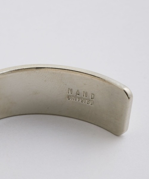 NANO universe（ナノユニバース）の「LB.03/｢NU jewelry｣ジャーマンシルバーナローバングル（バングル/リストバンド・メンズ・シルバー・FREE）」の5枚目の写真