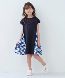 kate spade new york kids（ケイトスペードニューヨーク）の「トドラー ペインタープレイドドッキングワンピース（ワンピース・キッズ）」