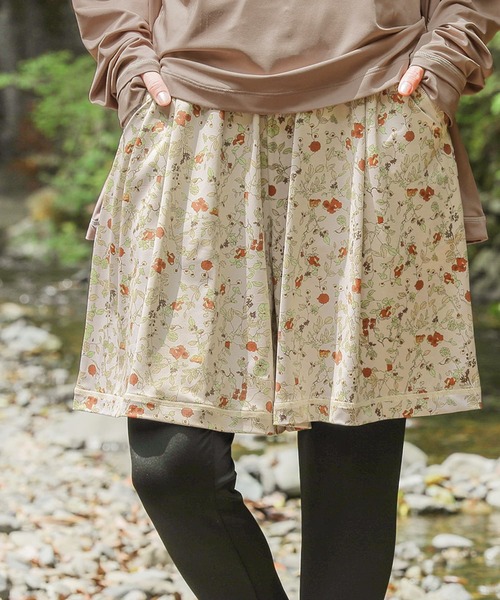 osharewalker（オシャレウォーカー）の「【廃盤】『ハーフパンツ』（ラッシュガード・レディース・ブラック/ベージュ/モカ・1/2）」の3枚目の写真