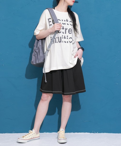 osharewalker（オシャレウォーカー）の「【廃盤】『ハーフパンツ』（ラッシュガード・レディース・ブラック/ベージュ/モカ・1/2）」の7枚目の写真