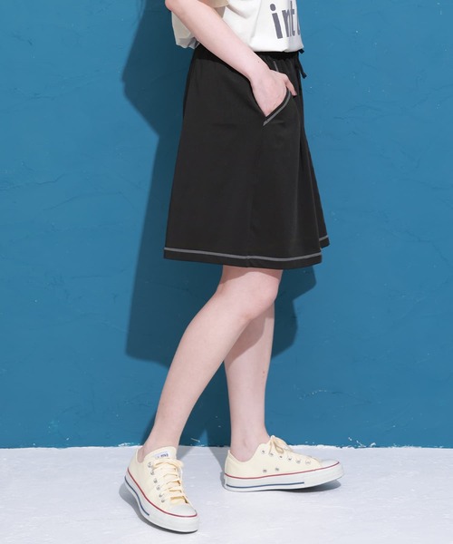 osharewalker（オシャレウォーカー）の「【廃盤】『ハーフパンツ』（ラッシュガード・レディース・ブラック/ベージュ/モカ・1/2）」の4枚目の写真