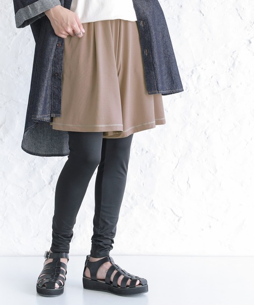 osharewalker（オシャレウォーカー）の「【廃盤】『ハーフパンツ』（ラッシュガード・レディース・ブラック/ベージュ/モカ・1/2）」の13枚目の写真