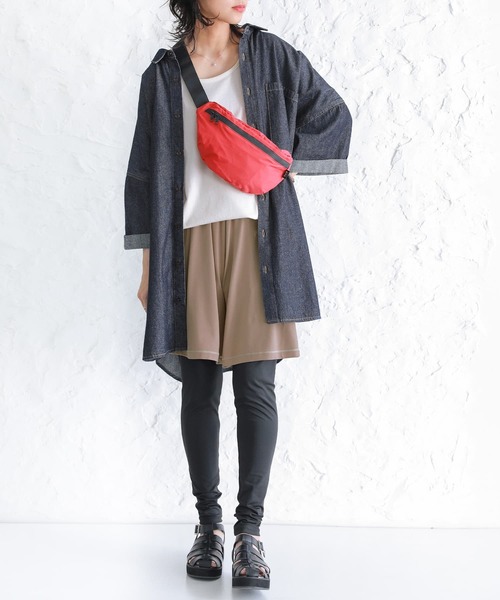 osharewalker（オシャレウォーカー）の「【廃盤】『ハーフパンツ』（ラッシュガード・レディース・ブラック/ベージュ/モカ・1/2）」の15枚目の写真