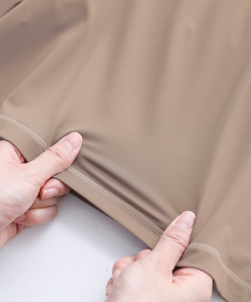 osharewalker（オシャレウォーカー）の「【廃盤】『ハーフパンツ』（ラッシュガード・レディース・ブラック/ベージュ/モカ・1/2）」の18枚目の写真