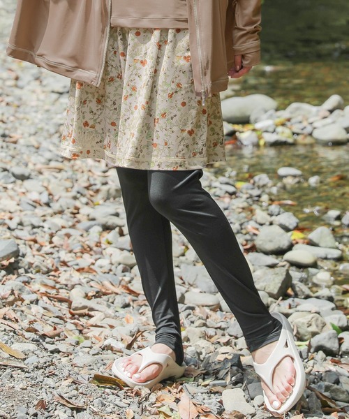 osharewalker（オシャレウォーカー）の「【廃盤】『ハーフパンツ』（ラッシュガード・レディース・ブラック/ベージュ/モカ・1/2）」の8枚目の写真