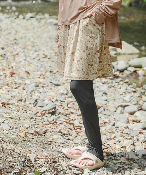 osharewalker（オシャレウォーカー）の「【廃盤】『ハーフパンツ』（ラッシュガード・レディース・ブラック/ベージュ/モカ・1/2）」の9枚目の写真