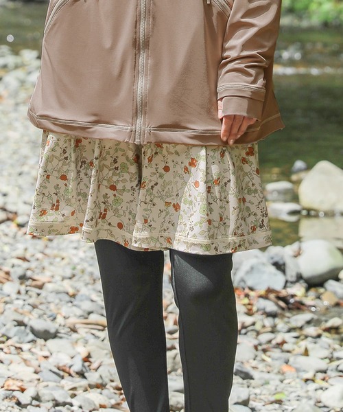 osharewalker（オシャレウォーカー）の「【廃盤】『ハーフパンツ』（ラッシュガード・レディース・ブラック/ベージュ/モカ・1/2）」の10枚目の写真