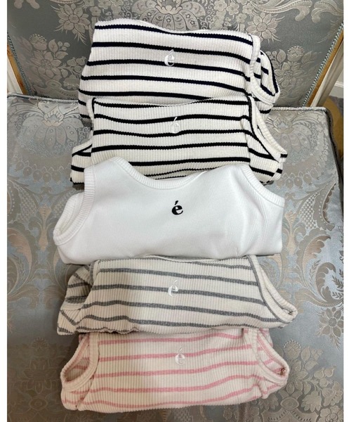 epine（エピヌ）の「e cup in tank top （5color）（タンクトップ・レディース・グレー/ピンク/ブラック/ネイビー/ホワイト・FREE）」の21枚目の写真