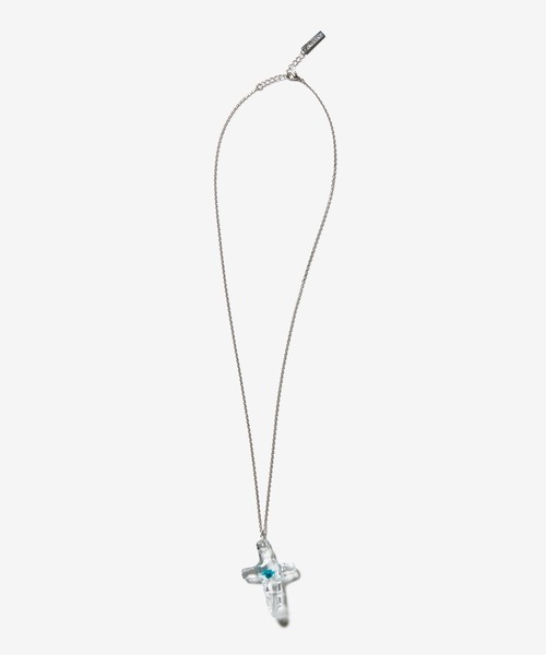 rehacer(レアセル)の「rehacer : Melted Flowercross Necklace / メルティッド フラワークロス ネックレス(ネックレス・レディース・ブルー系1/ブルー系2/イエロー系1/イエロー系2/レッド系1/レッド系2・FREE)」の13枚目の写真