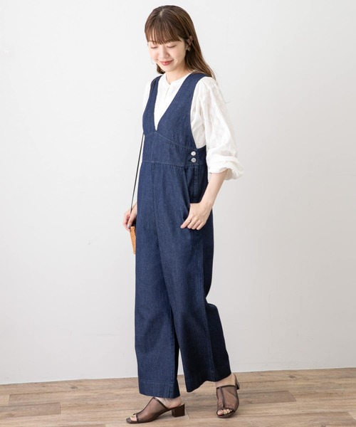 URBAN RESEARCH Sonny Label(アーバンリサーチサニーレーベル)の「ドビーエアリーコットンギャザーブラウス(シャツ/ブラウス・レディース・ブラック/オフホワイト/ブルー系その他・FREE)」の12枚目の写真