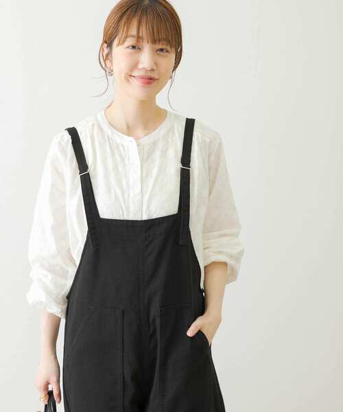 URBAN RESEARCH Sonny Label(アーバンリサーチサニーレーベル)の「ドビーエアリーコットンギャザーブラウス(シャツ/ブラウス・レディース・ブラック/オフホワイト/ブルー系その他・FREE)」の18枚目の写真