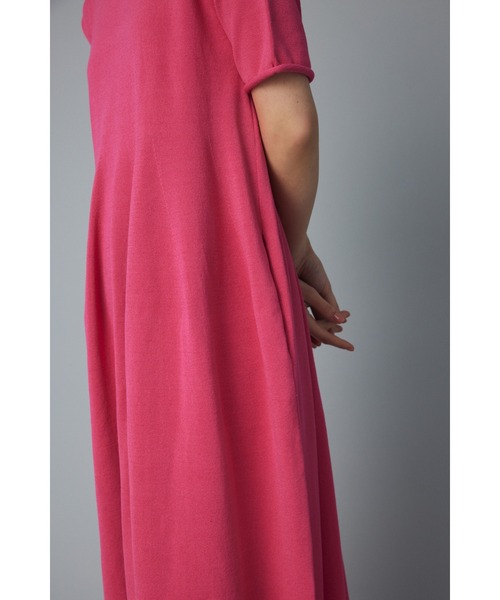Knit balloon dress (ニット バルーン ドレス)（ワンピース