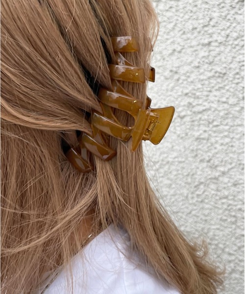 HIKA】波状ヘアクリップ（バレッタ/ヘアクリップ）｜HIKA（ヒカ