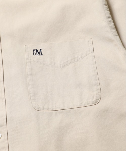 PARROTT CANVAS(パロットキャンバス)の「PARROTT CANVAS/パロットキャンバス PCM BUTTON DOWN SHIRT-TWILL ボタンダウンシャツ(シャツ/ブラウス・レディース・ベージュ・M)」の21枚目の写真