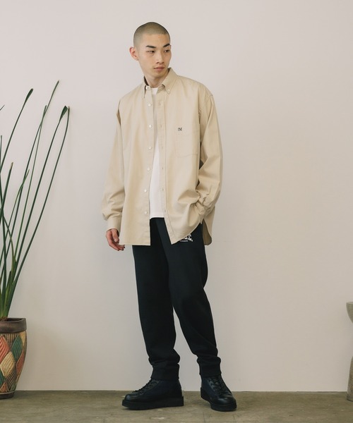PARROTT CANVAS(パロットキャンバス)の「PARROTT CANVAS/パロットキャンバス PCM BUTTON DOWN SHIRT-TWILL ボタンダウンシャツ(シャツ/ブラウス・レディース・ベージュ・M)」の15枚目の写真