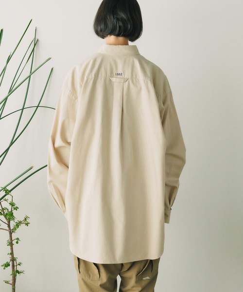 PARROTT CANVAS(パロットキャンバス)の「PARROTT CANVAS/パロットキャンバス PCM BUTTON DOWN SHIRT-TWILL ボタンダウンシャツ(シャツ/ブラウス・レディース・ベージュ・M)」の18枚目の写真